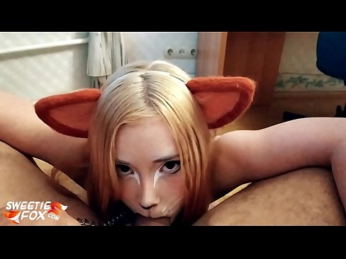 ❤️ Kitsune engole a pila e o esperma na boca Porno real vídeo em nós ☑